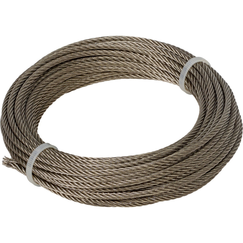 LUX-TOOLS Drátěné lano nerezová ocel, pr. 3 mm x 10 m