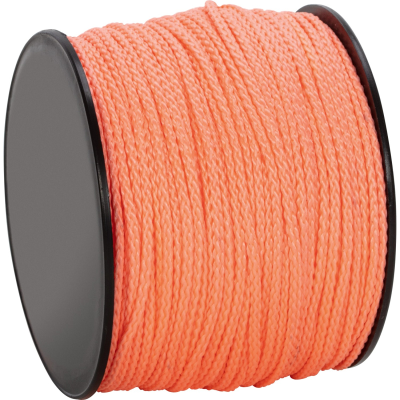 LUX Polypropylenový provázek pletený Neon oranžový pr. 2 mm x 100 m
