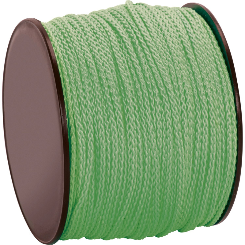 LUX Polypropylenový provázek pletený Neon zelený pr. 2 mm x 100 m
