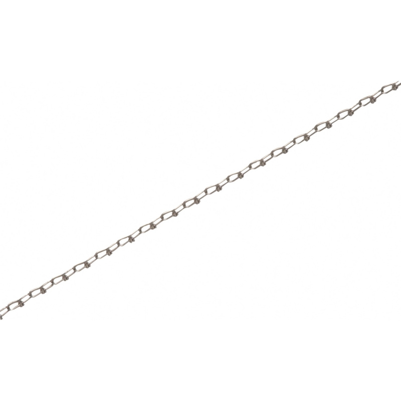 LUX Uzlový řetěz kulatý galvanicky pozinkovaný, pr. 1 mm - metráž