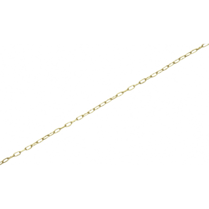 LUX Hodinový řetěz mosazný 1,3 mm - metráž