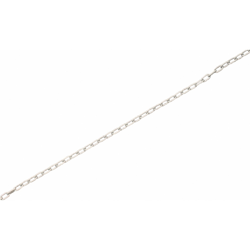 LUX Hodinový řetěz pozinkovaná ocel-bílá barva 1,6 mm - metráž