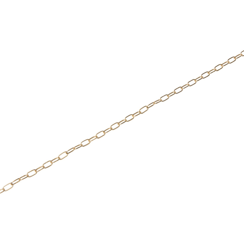 LUX Řetěz dlouhočlánkový kulatý pomosazená ocel, pr. 2 mm - metráž