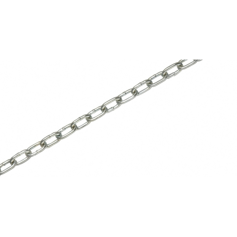 LUX Řetěz krátkočlánkový kulatý galvanicky pozinkovaný, pr. 4 mm - metráž