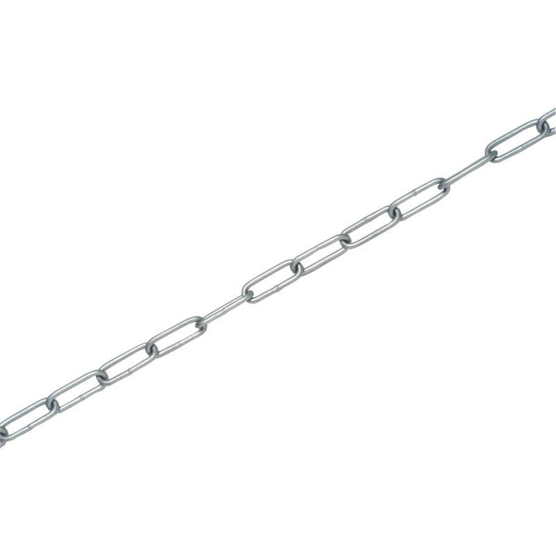 LUX Řetěz dlouhočlánkový kulatý žárově pozinkovaný, pr. 3 mm - metráž