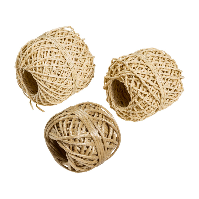 LUX Polypropylenový motouz přírodní 3 ks, 10/20/40 m