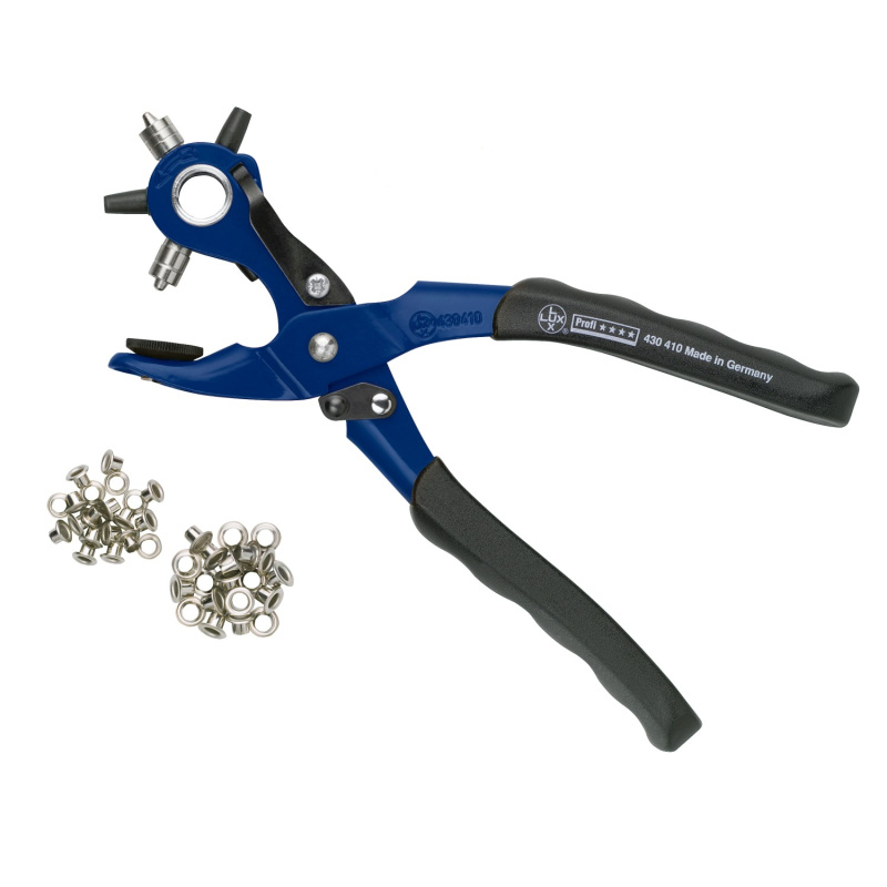 LUX Děrovací a lisovací kleště na druky 225 mm Comfort