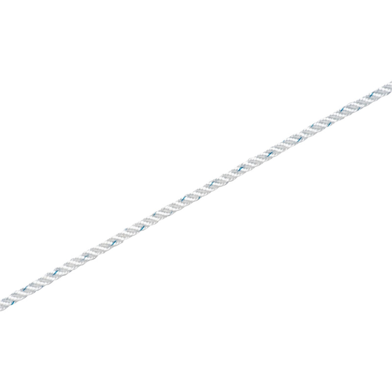LUX Polyamidové lano kroucené bílé, pr. 6 mm - metráž