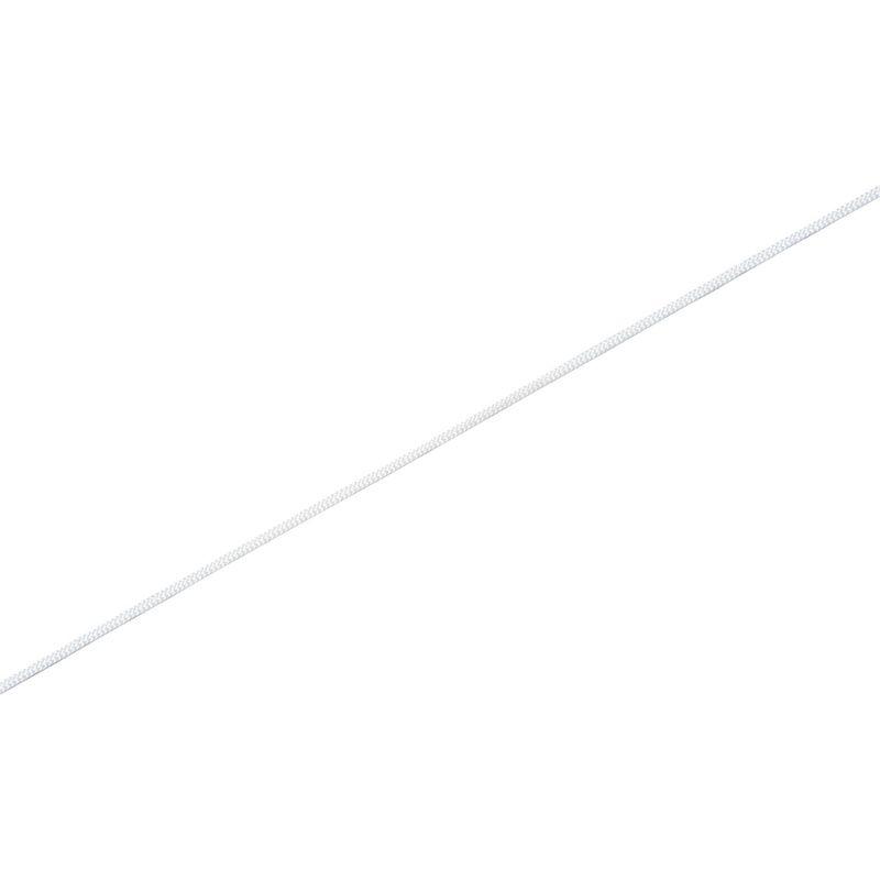 LUX Polyesterové žaluziové lanko pletené bílé, pr. 2,8 mm - metráž