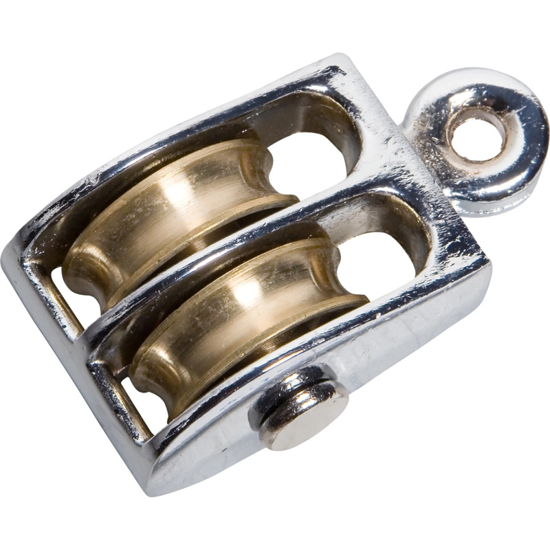 LUX Bloková lanová kladka dvojitá, pozinkovaná, 23 mm