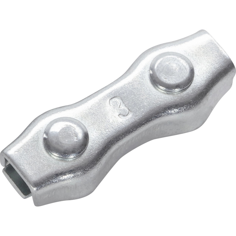 LUX Lanová svorka Duplex pozinkovaná ocel, 1 ks, pro lana o pr. 4-6 mm