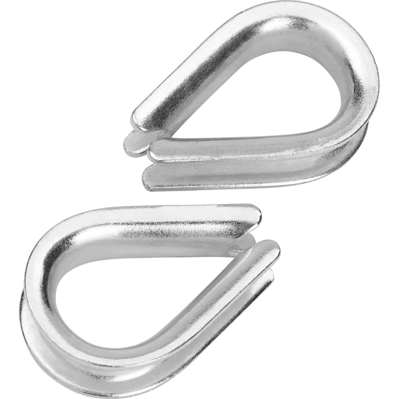 LUX Lanová očnice, pozinkovaná, 2 ks, 10 mm