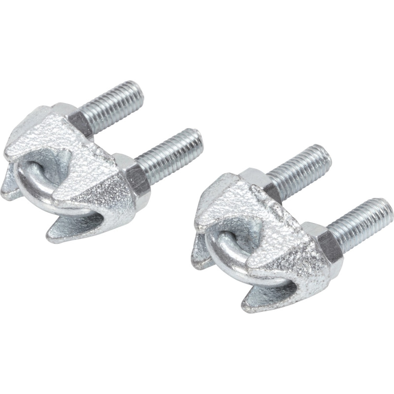 LUX Lanová svorka pozinkovaná ocel, 32 x 30 mm, 2 ks, pro lana o pr. 6-8 mm