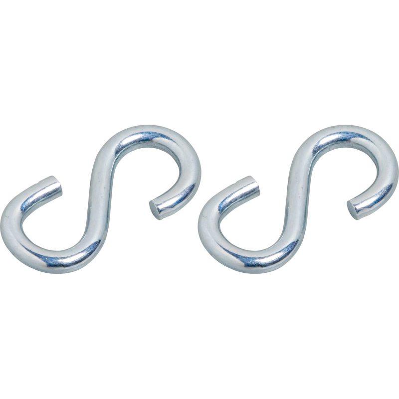 LUX S-hák, pozinkovaný, 2 ks, 25 x 12 x pr. 5 mm