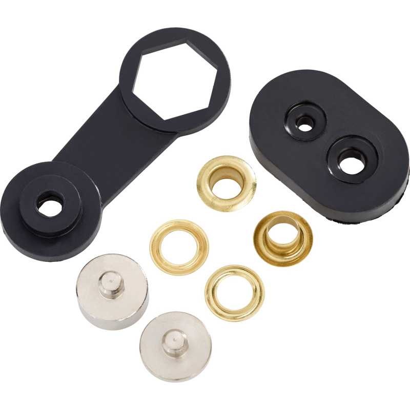 Sada ok pro lanková táhla, žlutá, mosaz, pr. 11,5 mm