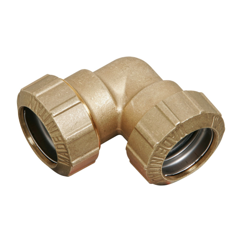 Úhlová spojka 90 stupňů pro PE trubku 32 mm (1 1/4")