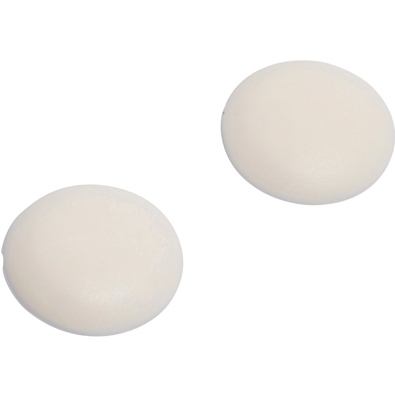 Nástěnný tlumič dorazu samolepicí průměr 60 mm bílý, 2 ks