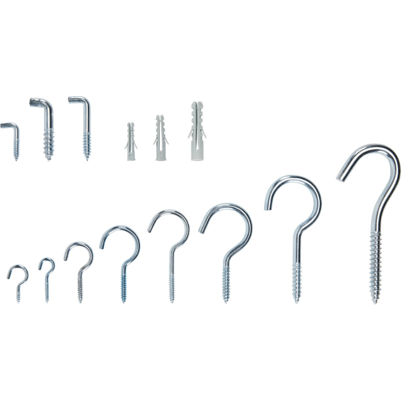 LUX Sortiment háků a hmoždinek, 400dílný