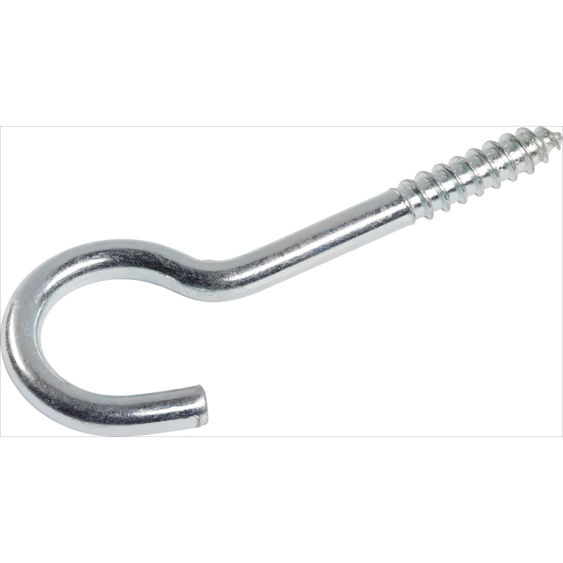 LUX Hák na prádelní šňůru pozinkovaný, 4 ks, pr. 4,8 x 65 mm