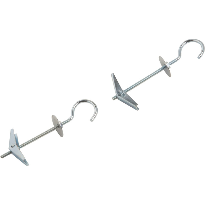 LUX Výklopná pružinová hmoždinka se zahnutým hákem M3 x 100 mm