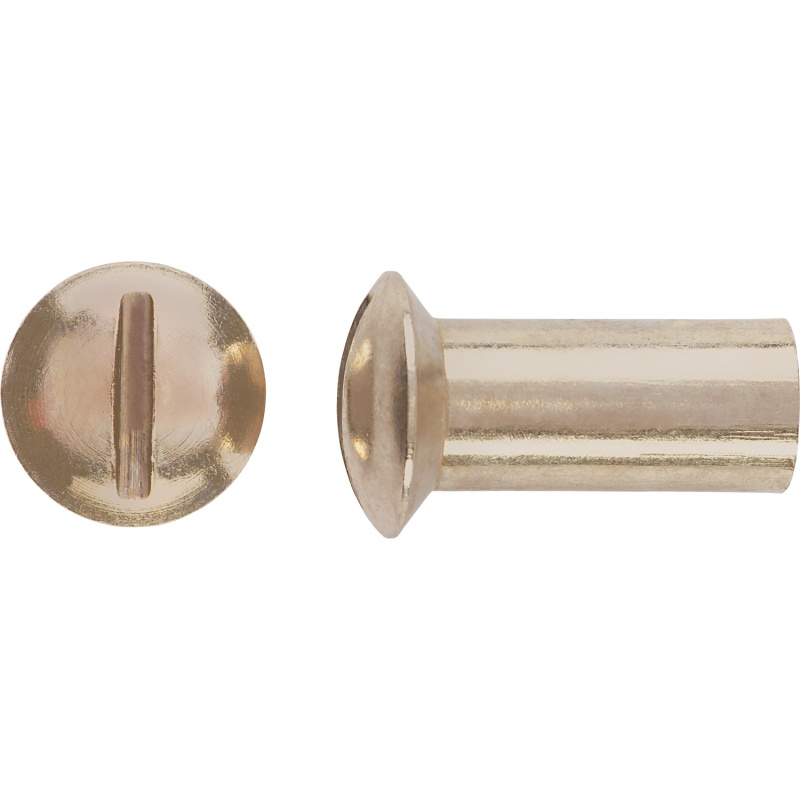 Pouzdrová matice M5 x 15 mm poniklovaná mosaz, 8 ks