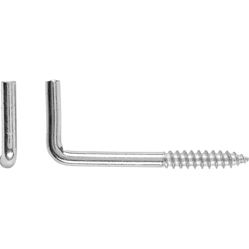 Šroubovací hák pozinkovaný rovný, pr. 2 x 20 mm, 8 ks