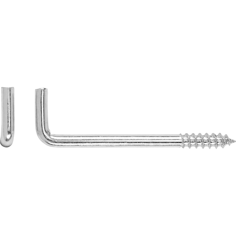 Šroubovací hák pozinkovaný rovný, pr. 4,2 x 80 mm, 6 ks
