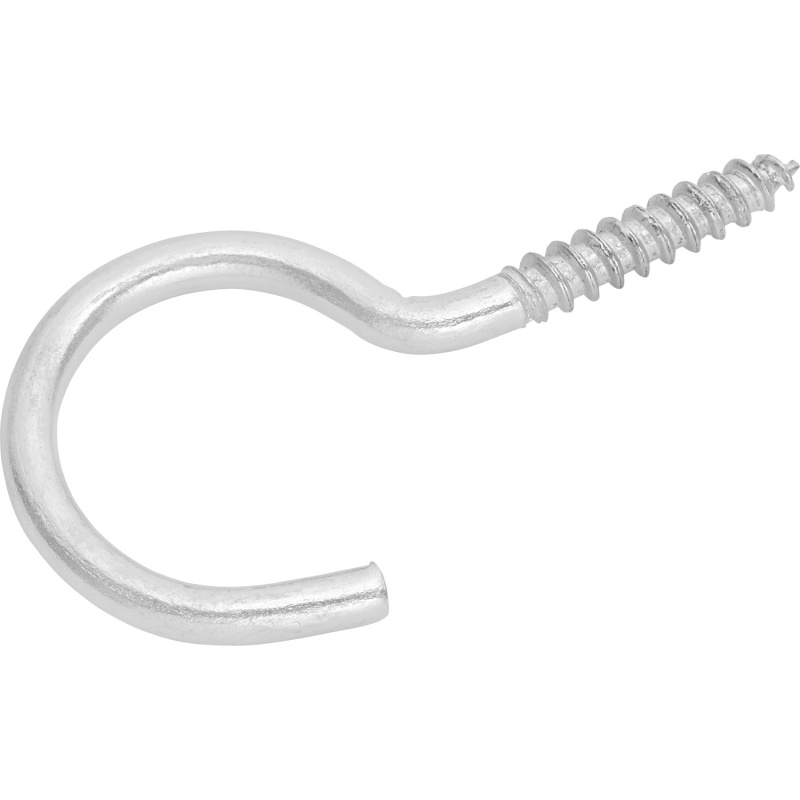 Šroubovací hák zahnutý pozinkovaný pr. 3,3 x 60 mm, 6 ks