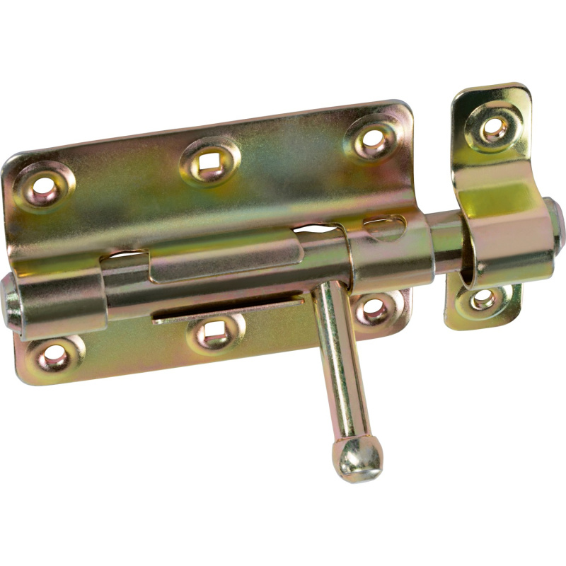 Skříňová zástrčka, žlutě pozinkovaná, 100 mm x 70 mm