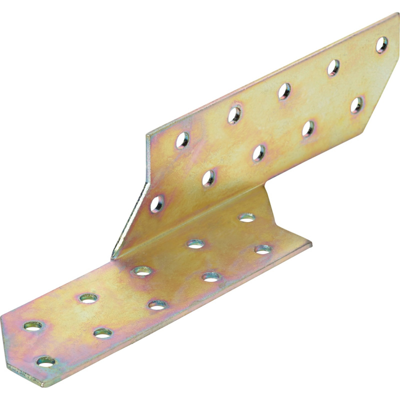 Spojka vaznice-krokev, pravá, bíle pozinkovaná, 10 ks, 32 x 32 x 170 mm