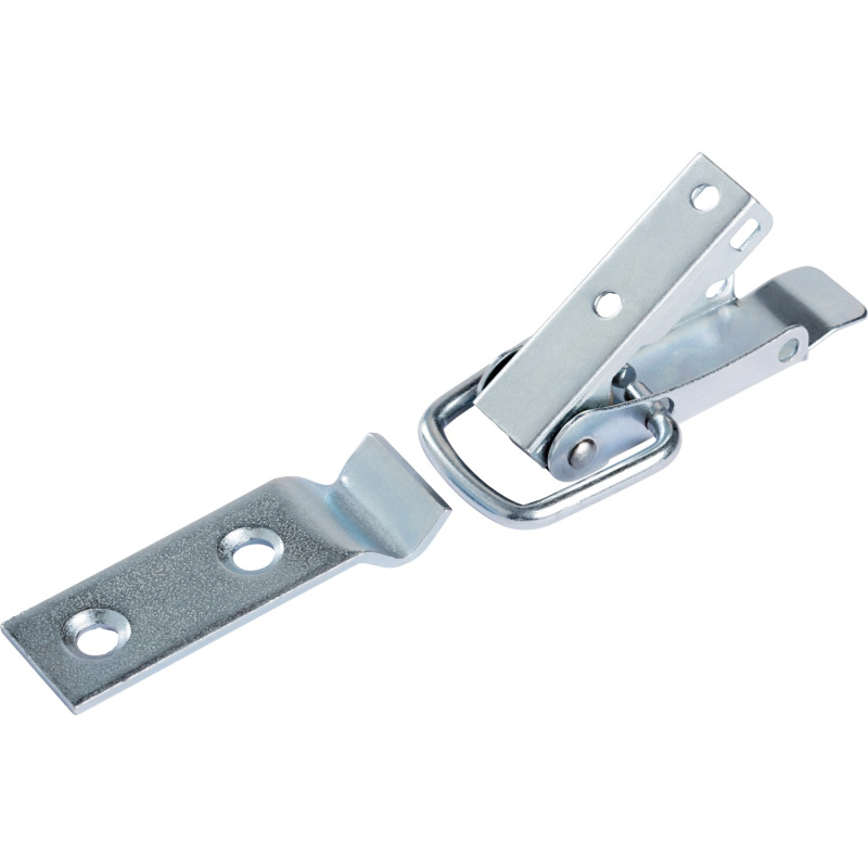 Uzávěr bedny s háčkem, pozinkovaný, 55 mm x 13 mm