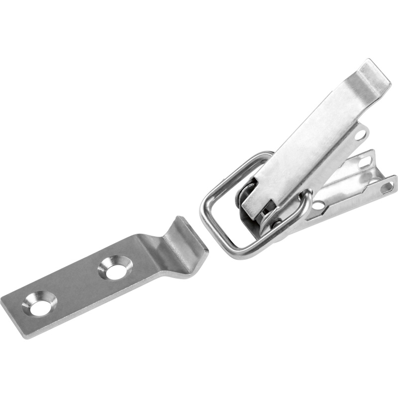 Uzávěr bedny, nerezová ocel, 50 mm x 15 mm