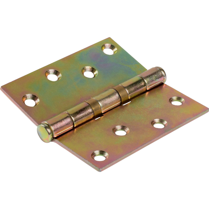 Závěs s volným kolíkem, žlutě pozinkovaný, 90 mm x 90 mm