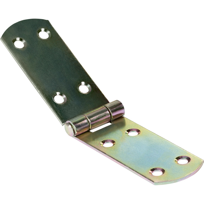 Francouzský bednový závěs, žlutě pozinkovaný, 160 mm x 35 mm