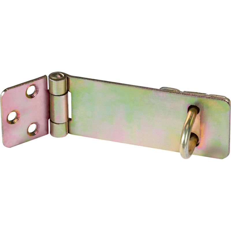 Bezpečnostní petlice, žlutě pozinkovaná, 105 mm x 30 mm