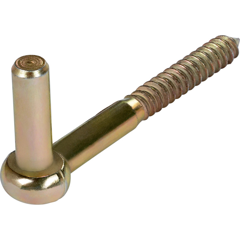 Šroubovací závěsný čep, žlutě pozinkovaný, 120 mm,   13 mm