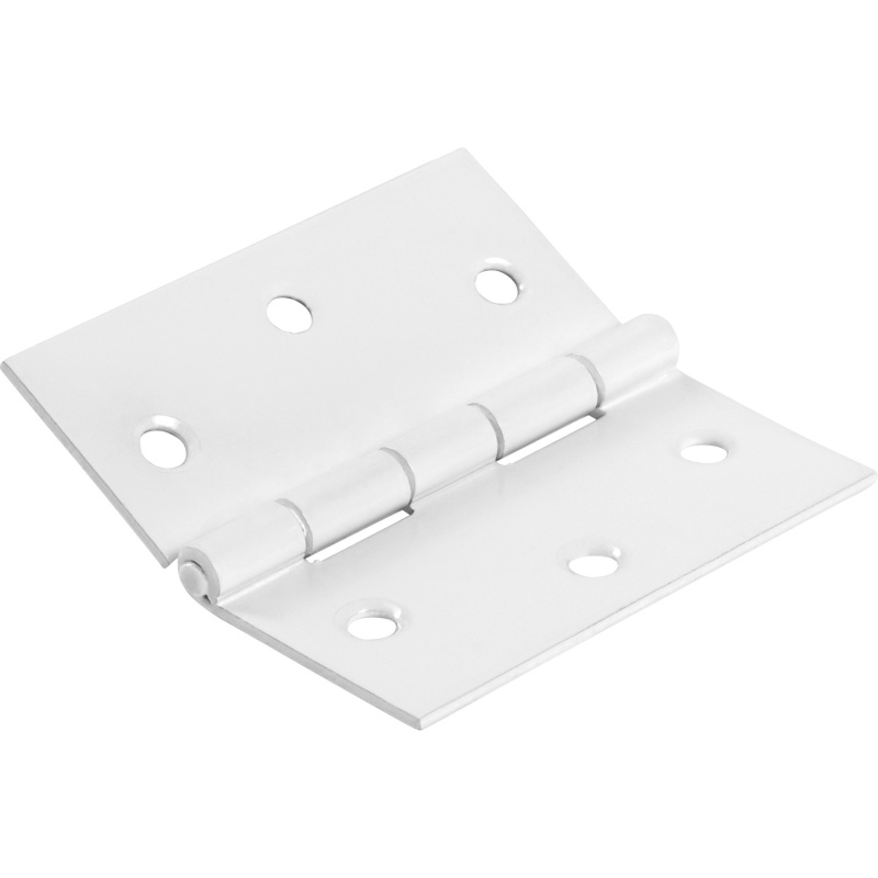 Kloubový závěs, s bílým práškovým nástřikem, 60 mm x 60 mm