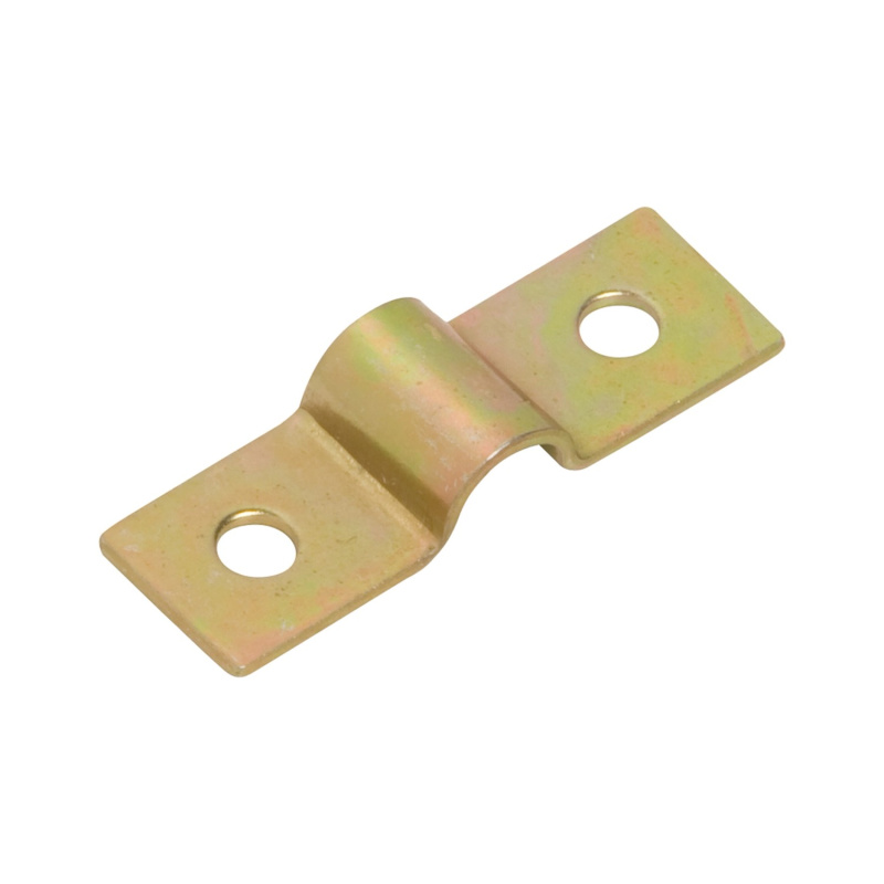 Poutko pro zástrčku, žlutě zinkované, 15 mm x 9 mm