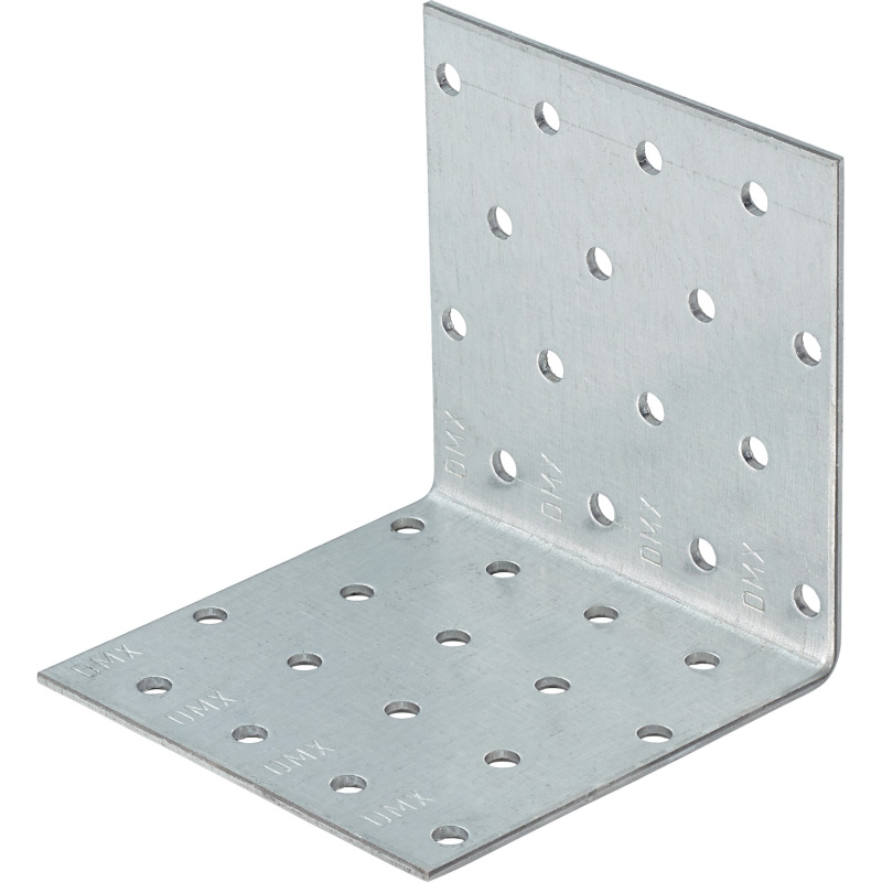 Spojovací úhelník, pozinkovaný, 80 mm x 80 mm x 80 mm