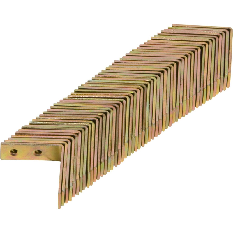 Nábytkový úhelník, 40 mm x 40 mm x 15 mm, žlutě pozinkovaný, 50 ks