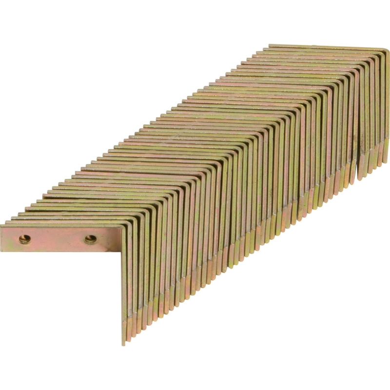 Nábytkový úhelník, 50 mm x 50 mm x 15 mm, žlutě pozinkovaný, 50 ks