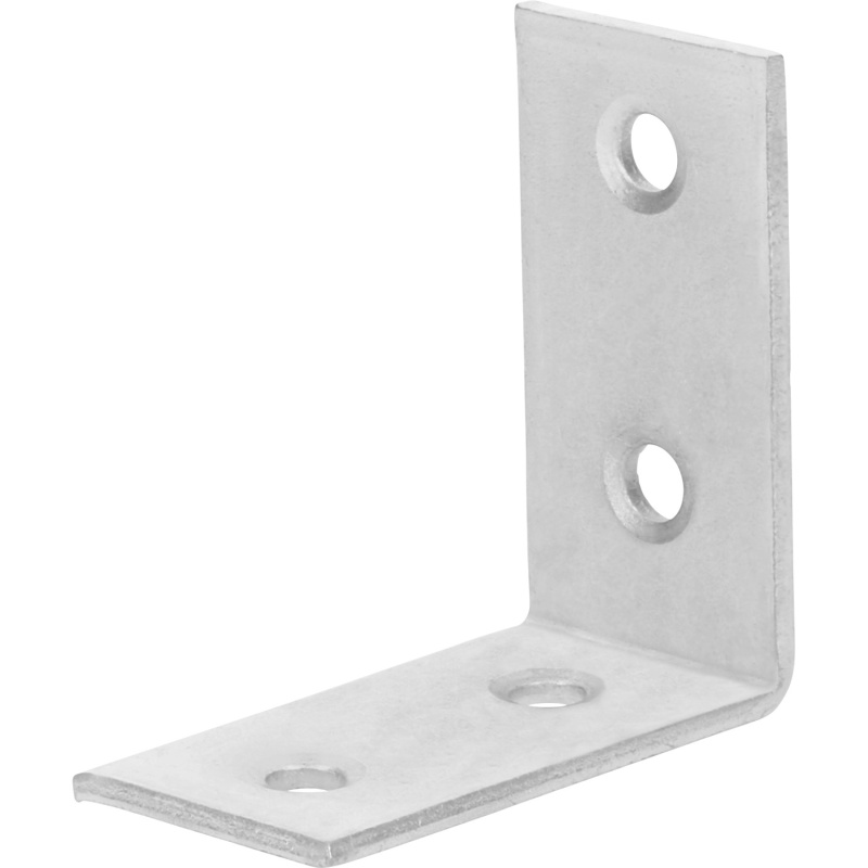 Spojovací úhelník, 40 mm x 40 mm x 20 mm, pozinkovaný, 40 ks