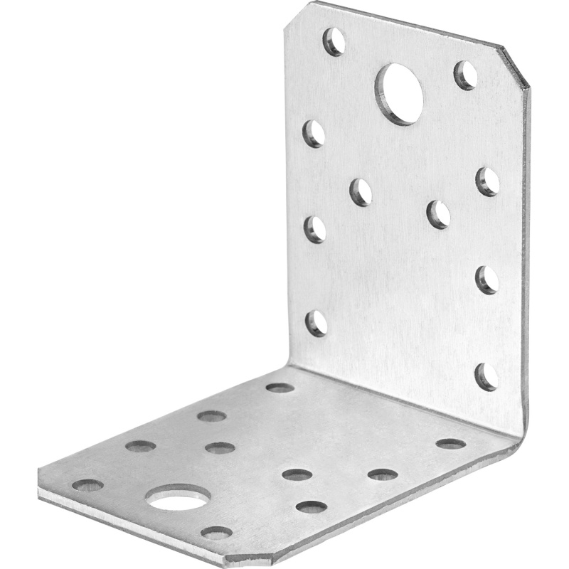 Spojovací úhelník, 70 mm x 70 mm x 55 mm, pozinkovaný, 20 ks