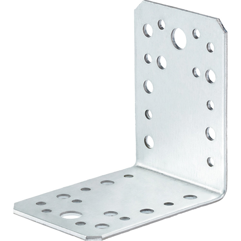 Spojovací úhelník, 90 mm x 90 mm x 65 mm, pozinkovaný, 20 ks