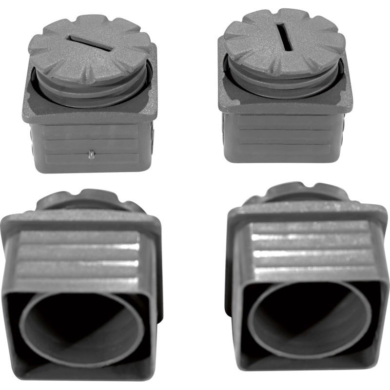 Krytky na nožičky pro 2místnou lounge zahradní lavičku Bonlee, 4 ks