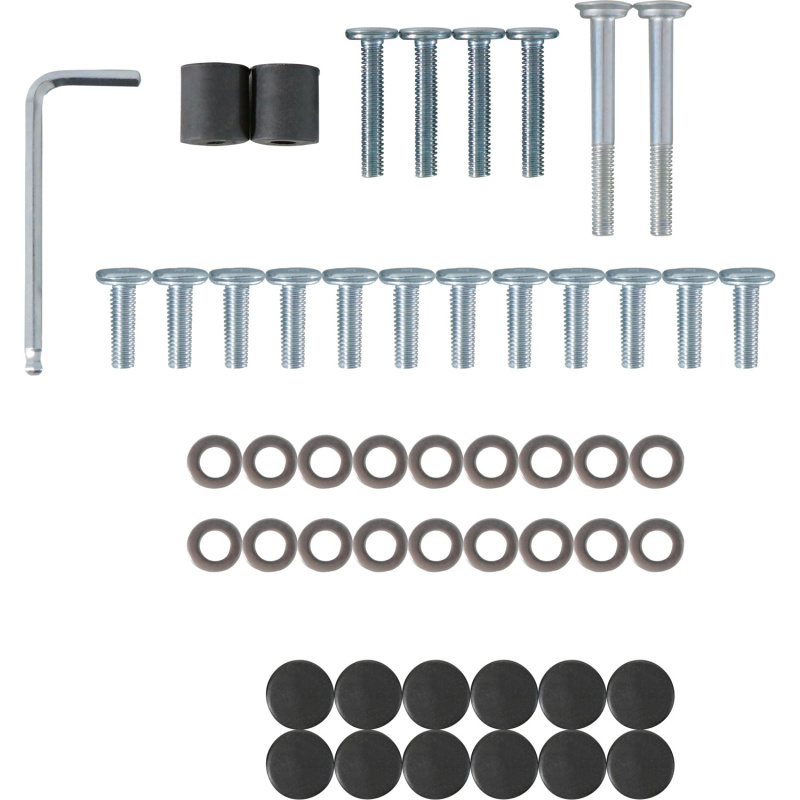 Montážní sada pro sluneční lehátko Pacora černé