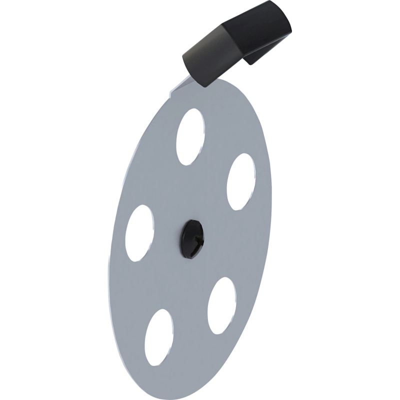 Náhradní větrací šoupátko pro grilovací sud na dřevěné uhlí černý