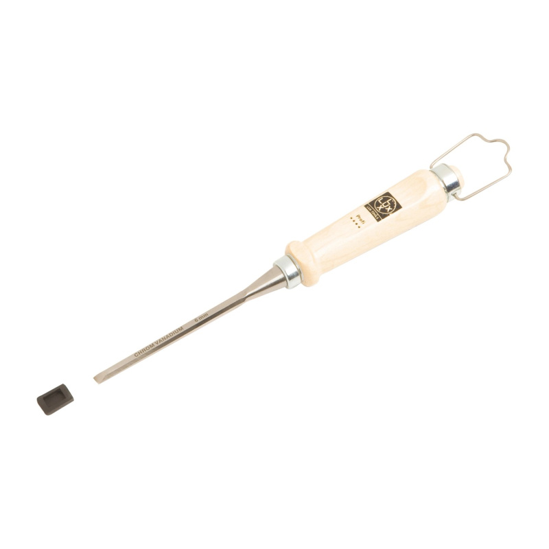 LUX Dláto 6 mm s dřevěnou rukojetí Comfort