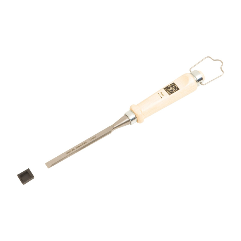 LUX Dláto 10 mm s dřevěnou rukojetí Comfort