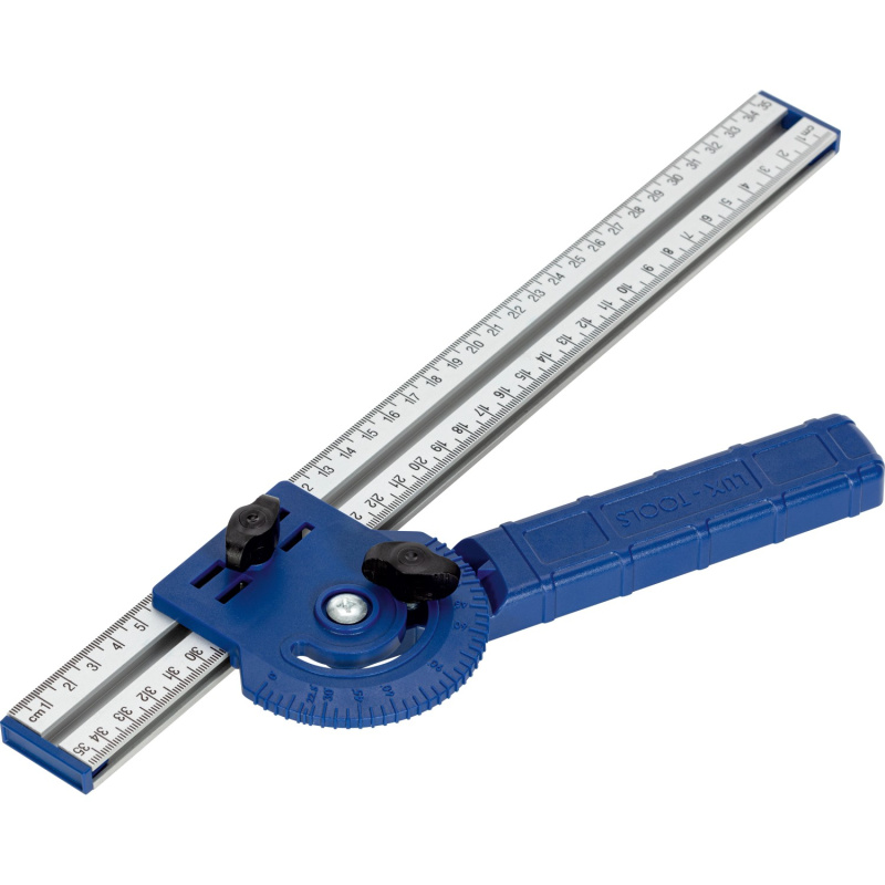 LUX-TOOLS Úhlové pravítko na sádrokarton, 350 mm